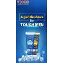 Vicco Shaving Cream with Sandalwood Oil for Men, 140g
