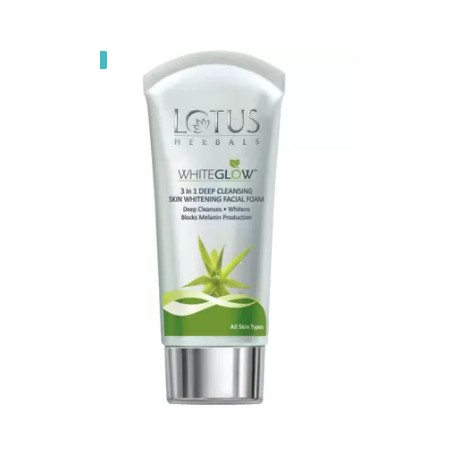Lotus Herbal White Glow Face Wash for Women, 100g