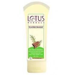 Lotus Tea Tree & Cinnamon Face Wash, 80 g