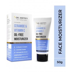Dr. Sheth Ceramide & Vitamin C Oil Free Moisturizer, 50g