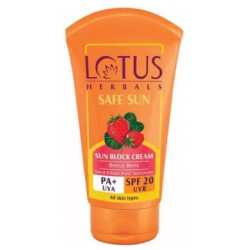 LOTUS Sun Block Breezy Berry Cream, 100g