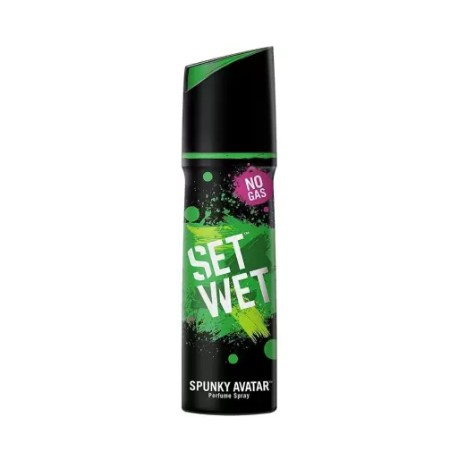 SET WET Spunky Perfume Spray For Men, 120ml