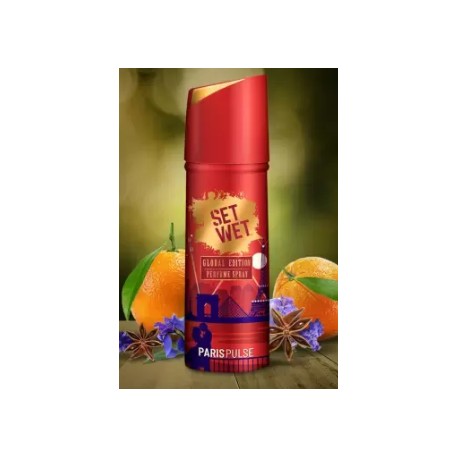 SET WET Paris Pulse Perfume Spray For Men, 120ml