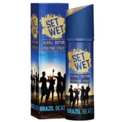 SET WET Brazil Beats Perfume Spray For Men, 120ml