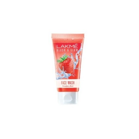 Lakme Blush & Glow Strawberry Freshness Gel Face Wash With Strawberry Extracts, 100 g