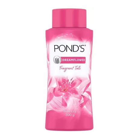 PONDS Dreamflower Fragrant Talcum Powder Pink Lily  (200 g)