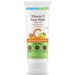 MamaEarth Face Wash with Vitamin C and Turmeric - 100ml