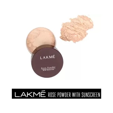 Lakmé Rose Face Powder Compact,  soft pink, 40g