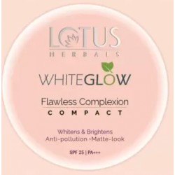 LOTUS Herbals WhiteGlow Flawless Complexion Compact, Ivory, 10g