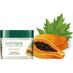 BIOTIQUE Bio Papaya Revitalizing Tan-removal Scrub  (75 g)